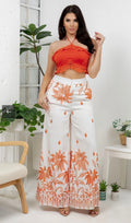 Pantalón Floral Palazzo para mujer
