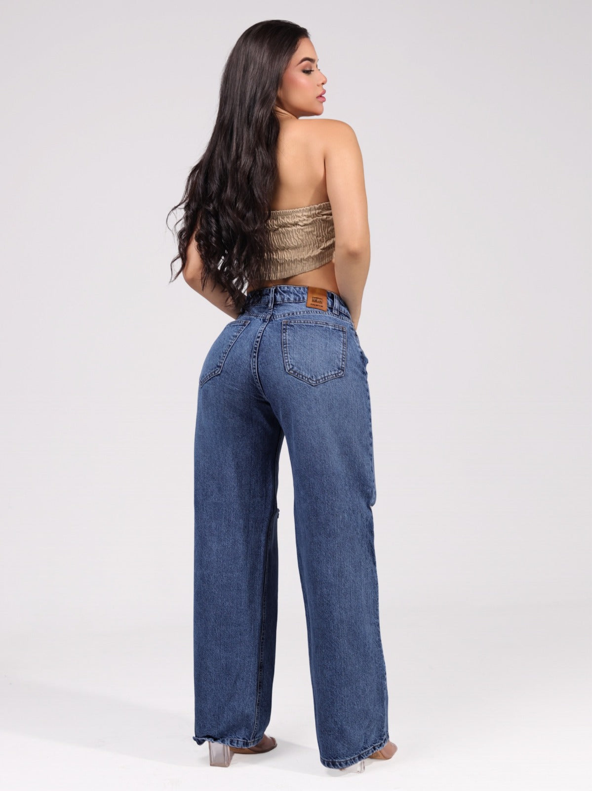Jeans Wide Leg Palazzo
