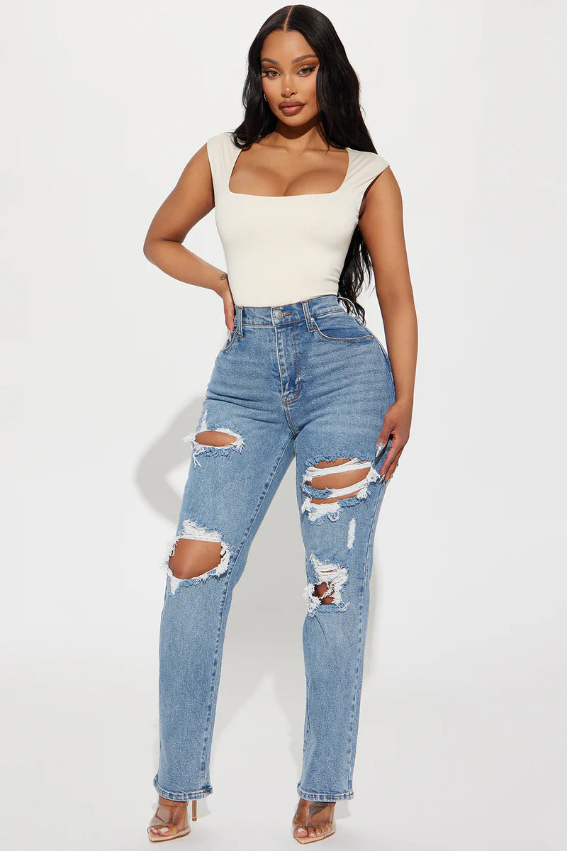 Jeans Rotos Azul