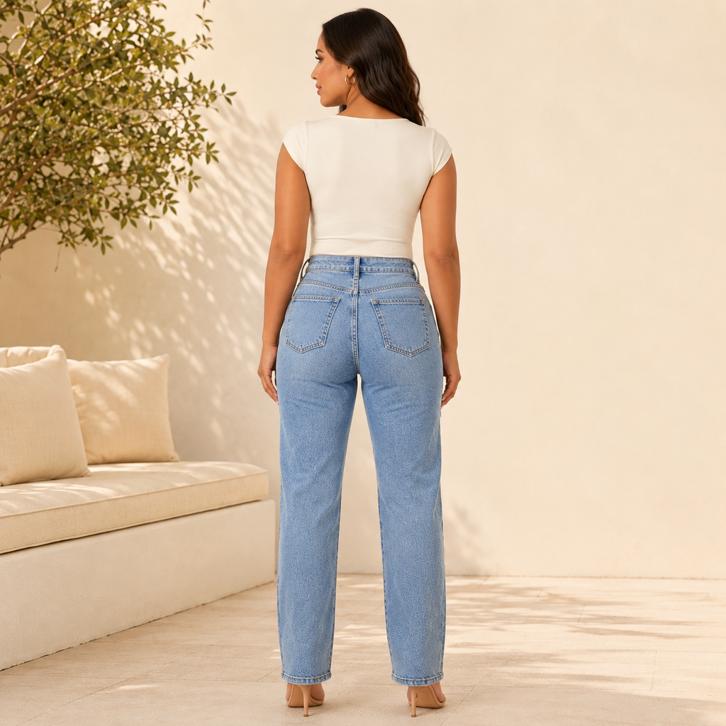 BECAUSE I SAID SO DESTROYED MOM JEANS