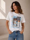 Camiseta Sneaker Daisy para mujer